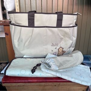 Classic Pooh My First Adventure Diaper Bag Set Pooh Bear Piglet
